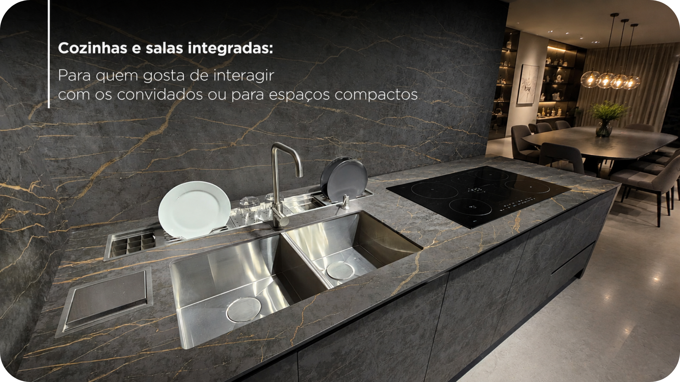 Como Integrar Cozinhas e Salas: Criando ambientes convidativos e práticos