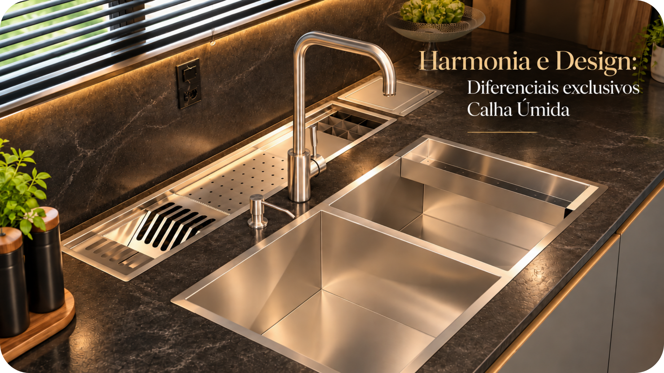Harmonia e Design: Diferenciais exclusivos Calha Úmida