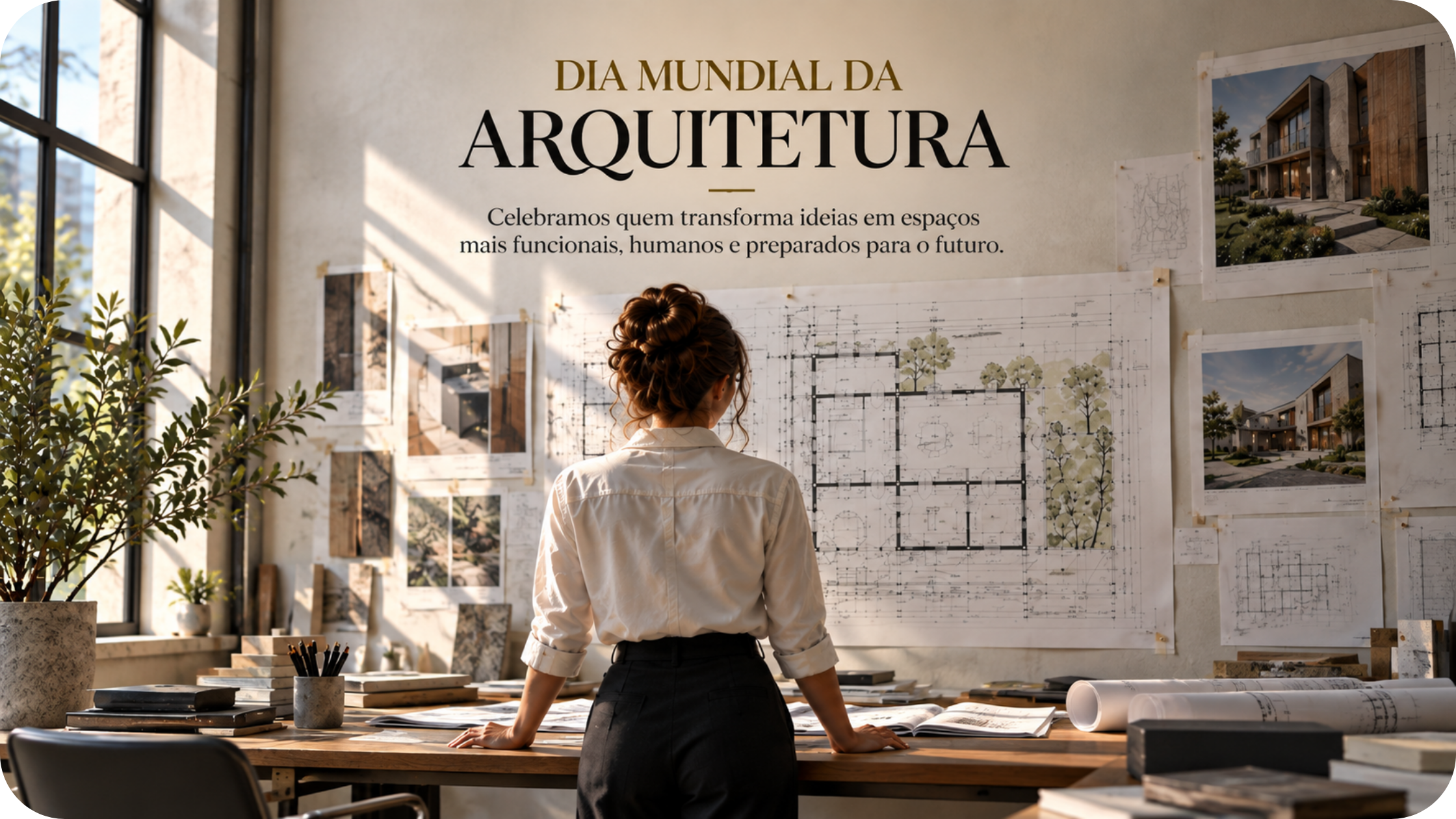 Dia Mundial da Arquitetura: uma homenagem a quem transforma ideias em espaços