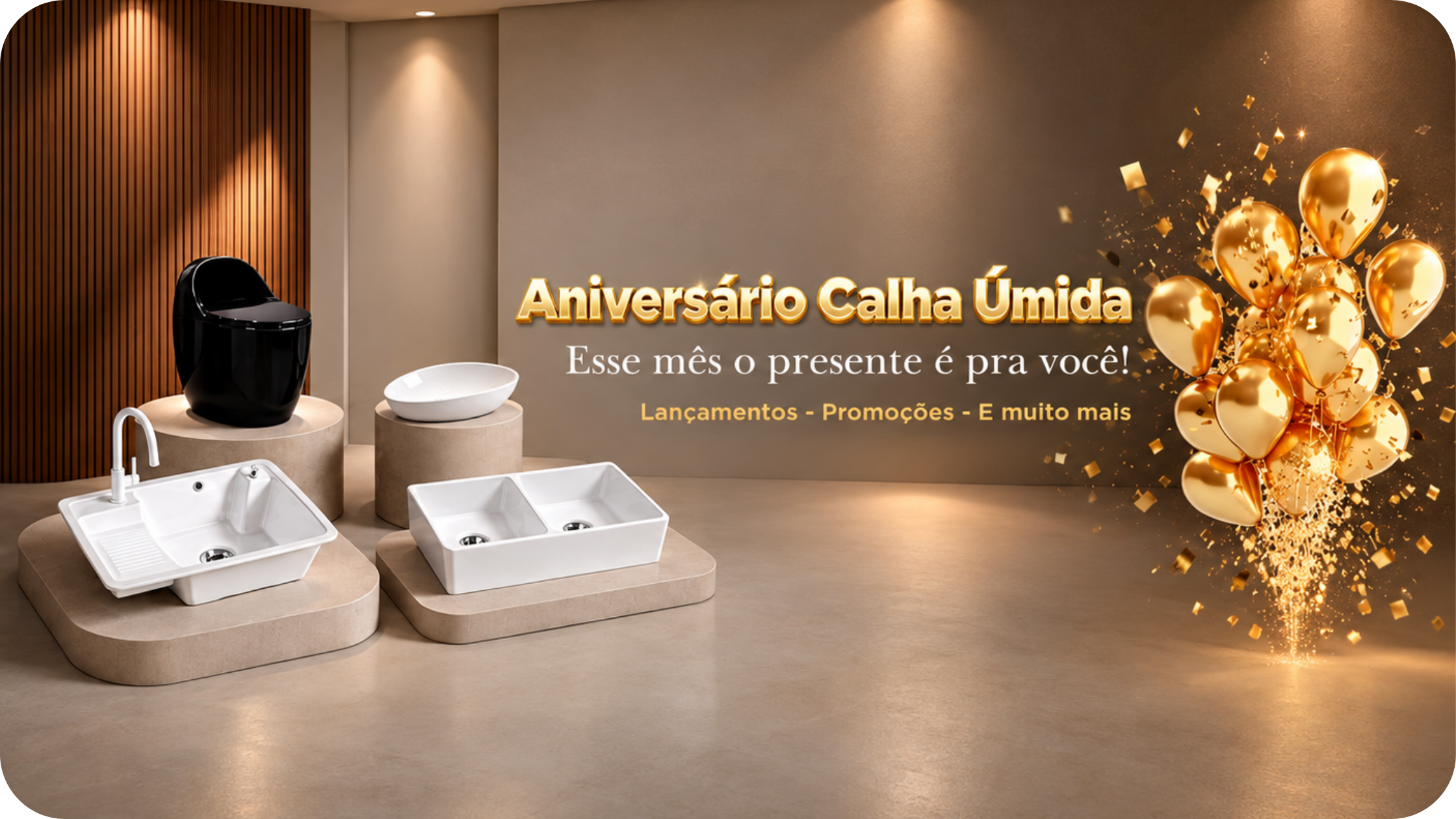 Aniversário Calha Úmida: mês de lançamentos, novidades e oportunidades